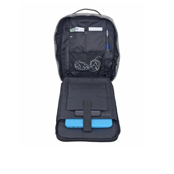 Gry Mattr Backpack With Hidden Compartment And USB - Picture 5 of 9